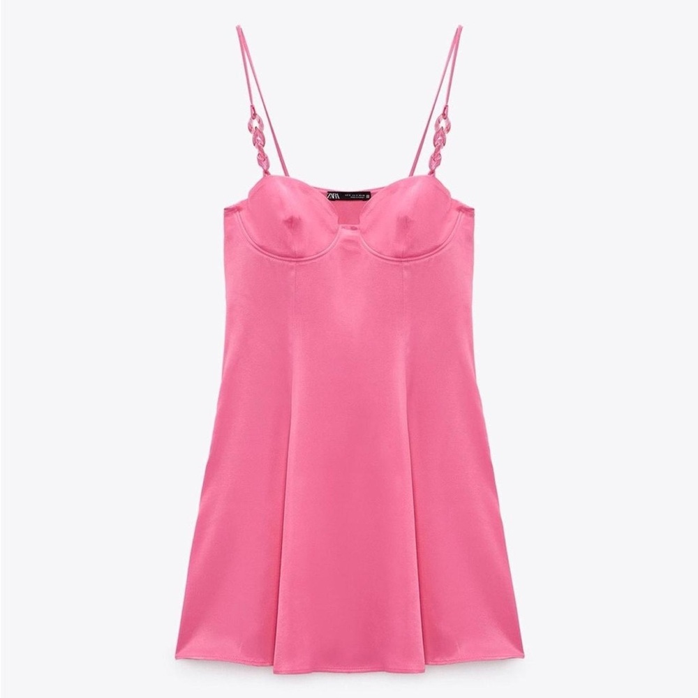 Pink Zara dress. - Picture 2 of 4
